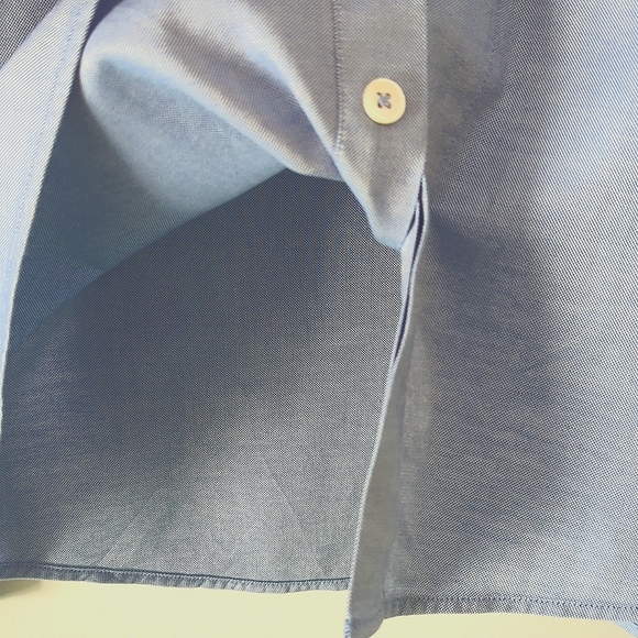 Surface to Air Men's Blue Button Down Shirt with Houndstooth Club Collar M - Picture 7 of 9